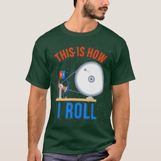 Funny Physics T Shirt (Framsida)