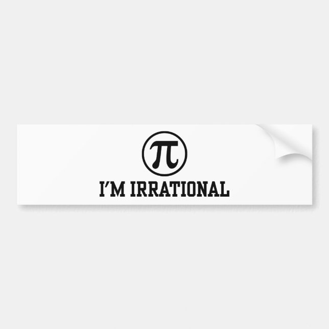Funny Pi Bildekal (Framsidan)