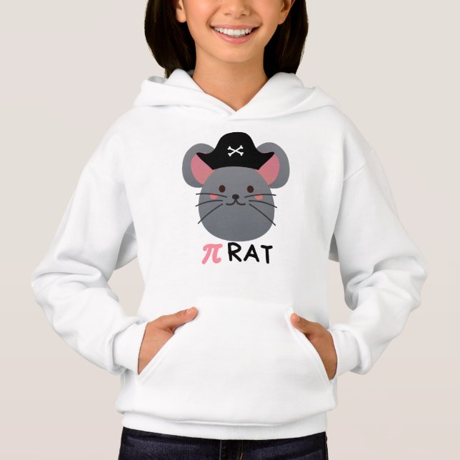 Funny Pi day- π Pirat T Shirt (Framsida)