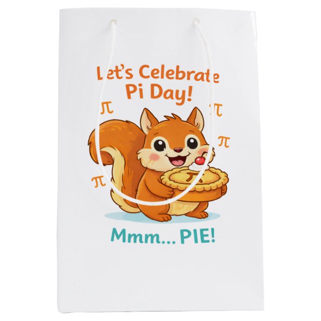 Funny Pi Day Animal with Pie – Math Lover Gift (Framsidan)