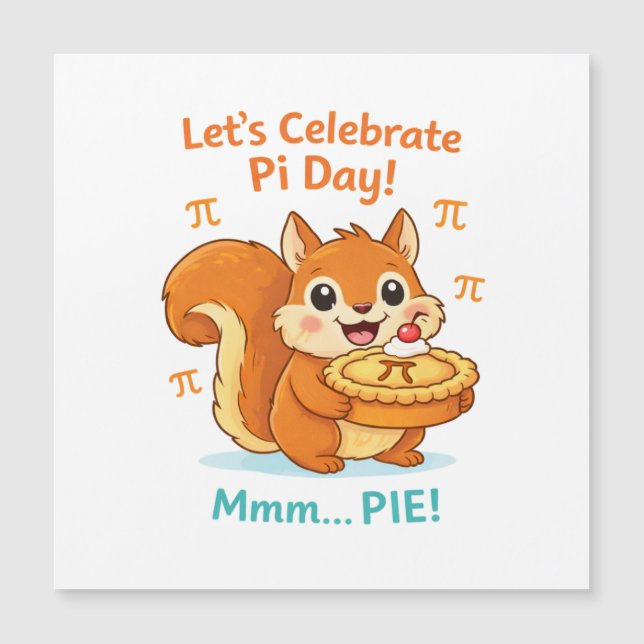 Funny Pi Day Animal with Pie – Math Lover Gift (Framsida)