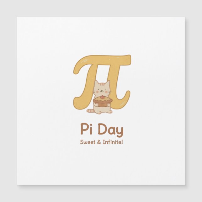 Funny Pi Day Animal with Pie – Math Lover Gift (Framsida)