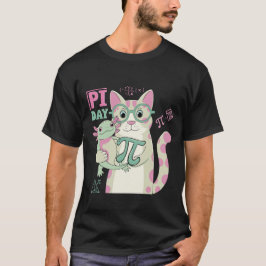 Funny Pi Day, axolotl älskare, Pi Digits Science T Shirt