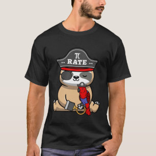 Funny Pi Day Math Science, PI:s frekvens Sloth Pir T Shirt