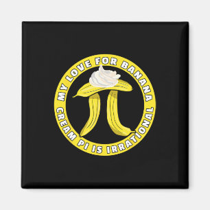 Funny Pi Day Pi Symbol Joke - Bynana Cream Paj Pun Magnet