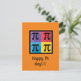 Funny Pi Day Vintage Nerd Geek Paj 3.14 Söt Vykort
