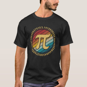 Funny Pi Day Vintage Symbol Pi Day Math Teacher Pu T Shirt