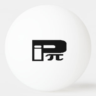 Funny Pi greek Brev-symbol Logotyp Pingisboll