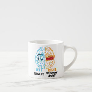 Funny Pi-Lämnat bromsad Höger Braed Espressomugg