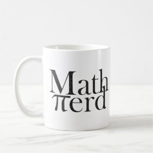 Funny Pi Math Nerd Science Teacher Black and White Kaffemugg