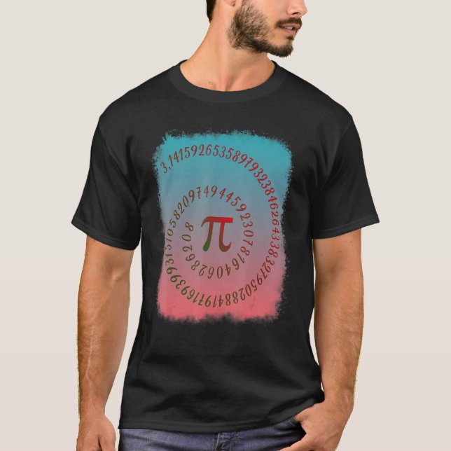 Funny Pi Spiral 3 14 Symbol Math Teacher Student G T Shirt (Framsida)
