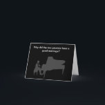 Funny Piano Joke Birthday Card Kort<br><div class="desc">Är du inte bara kärlek fånig humor? Detta är det idealiska kortet för alla som spelar piano eller tangentbord. De kommer att ha en gigg och ett unikt kort eftersom du kan anpassa det med deras namn.</div>