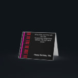 Funny Piano Joke Birthday Kort<br><div class="desc">Är du inte bara kärlek fånig humor? Detta är det idealiska kortet för alla som spelar piano eller tangentbord. De kommer att ha en gigg och ett unikt kort eftersom du kan anpassa det med deras namn.</div>