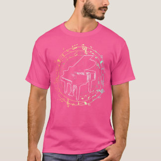 Funny Piano Player Gift Pianist Joke Keyboards Pia T Shirt