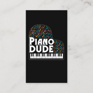 Funny Piano Player Manar Classical Music Älskare Visitkort