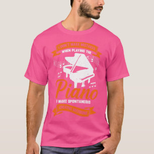 Funny Piano Player Music Pianist Gift T Shirt
