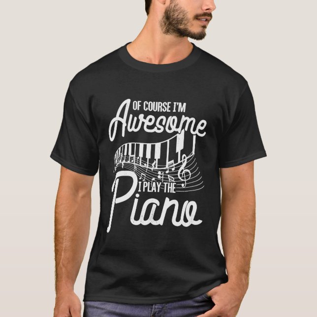 Funny Piano Tangentbord Classical Music Pianist Gi T Shirt (Framsida)