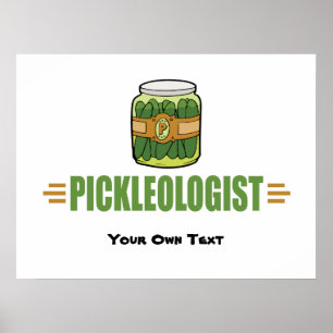Funny Pickle Älskare Title PICKLEOLOGIST Poster
