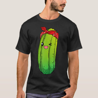 Funny Pickle Art For Boys Girls Kids Cucumber Pick T Shirt