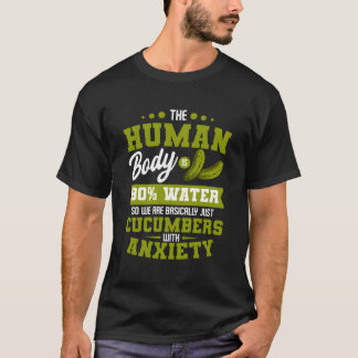 Funny Pickle Cucumber Vegetable Älskare T Shirt