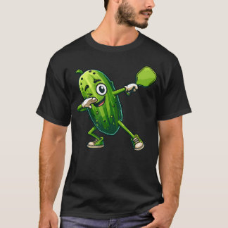 Funny Pickle Dabbing Pickleball Dink Master Enthus T Shirt