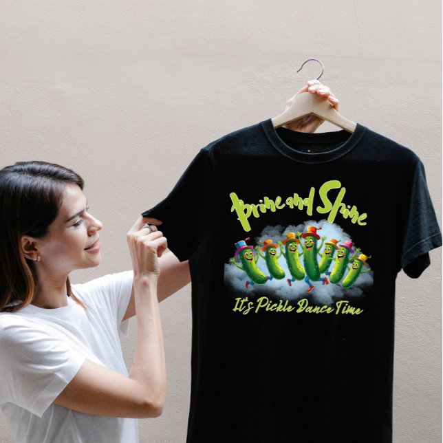 Funny Pickle Dance Party Time T Shirt (Skapare uppladdad)