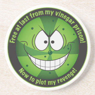 Funny Pickle Evil Toppen Villain Underlägg Sandsten