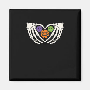 Funny Pickle Halloween Skeleton Händer Heart Pumpk Magnet
