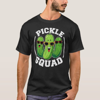 Funny Pickle Squad Kawaii Food for Pickles Älskare T Shirt