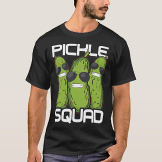 Funny Pickle Squad Novelty Gift Men Kids Big squad T Shirt