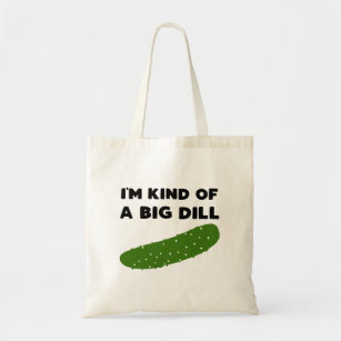 Funny Pickle Tote Bag Tygkasse
