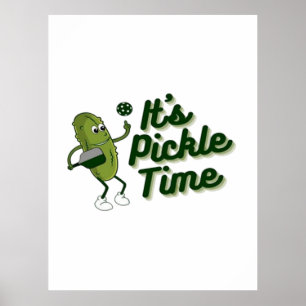 Funny Pickle-uppspelningspickleball Poster