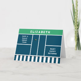 Funny Pickleball Birthday Kort