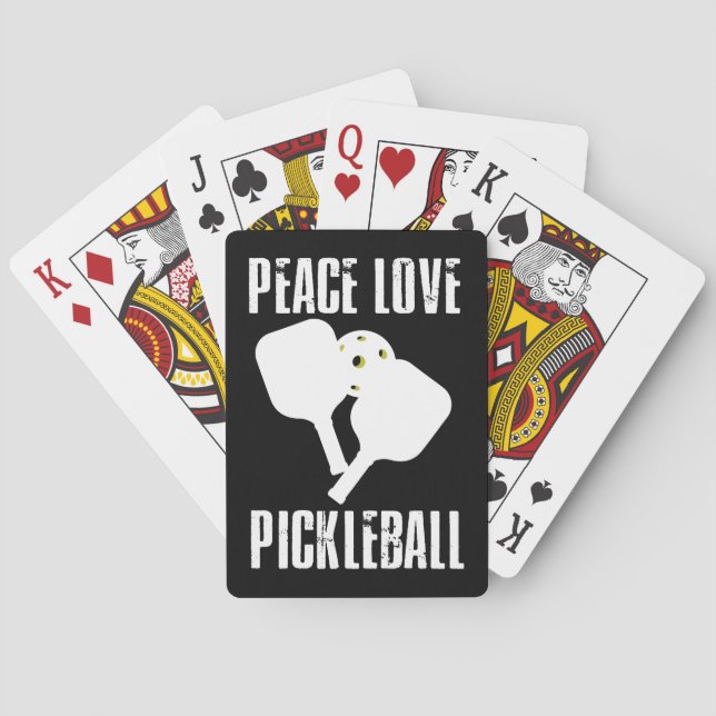 Funny Pickleball Casinokort (Baksidan)