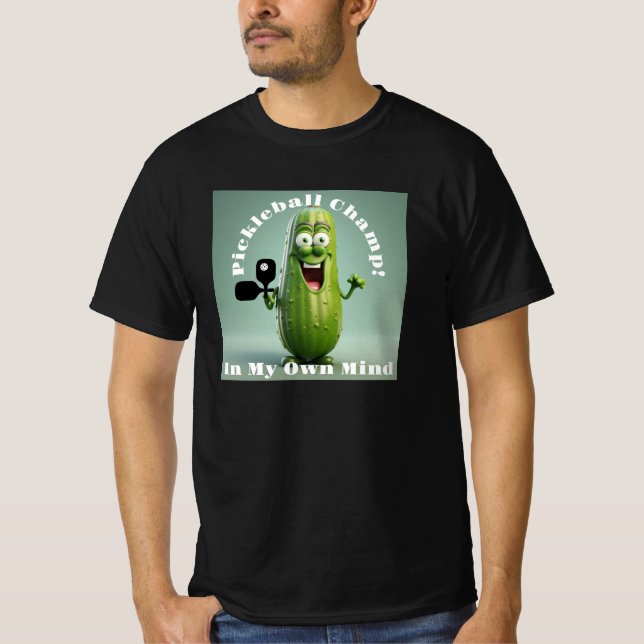 Funny Pickleball Champ T-Shirt (Framsida)