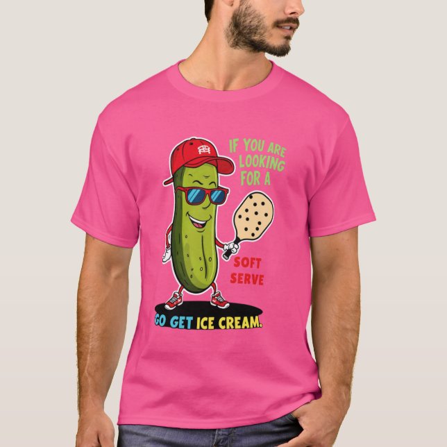 Funny Pickleball design Funny Pickle Pickleball Lo T Shirt (Framsida)
