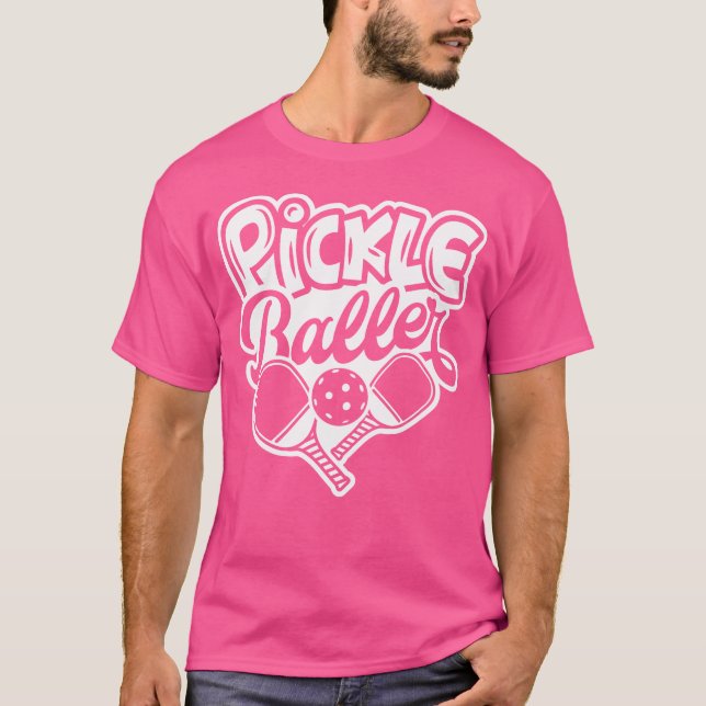 Funny Pickleball Eat Ssparpickle Boll T Shirt (Framsida)