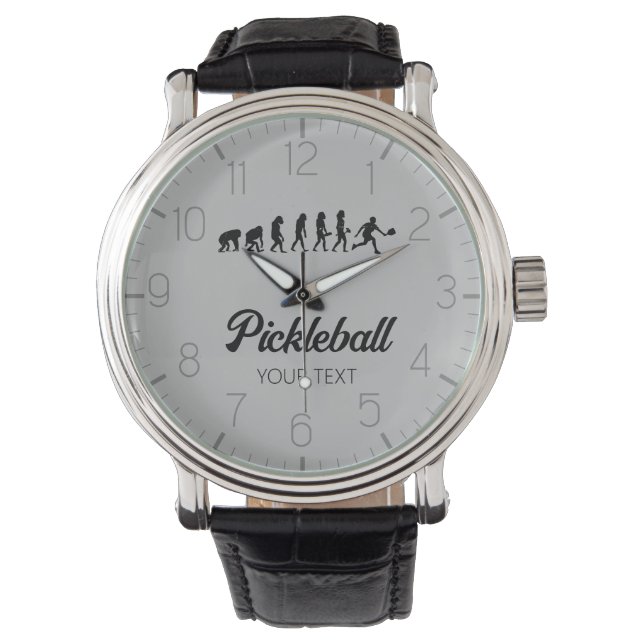 Funny Pickleball Evolution-Personlig Armbandsur (Framsida)