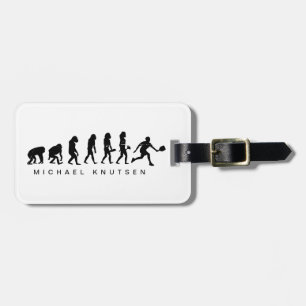 Funny Pickleball Evolution-Personlig Bagagebricka