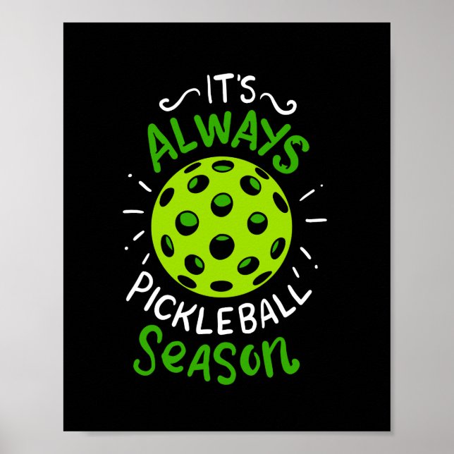 Funny Pickleball Gifts Poster (Framsidan)