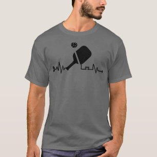 Funny Pickleball Heartslag T Shirt