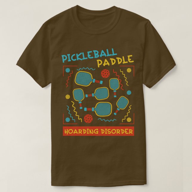 Funny Pickleball Joke och Pickle boll Pickleball P T Shirt (Design framsida)