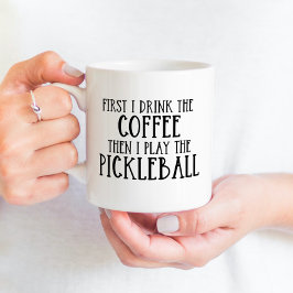 Funny Pickleball Kaffemugg