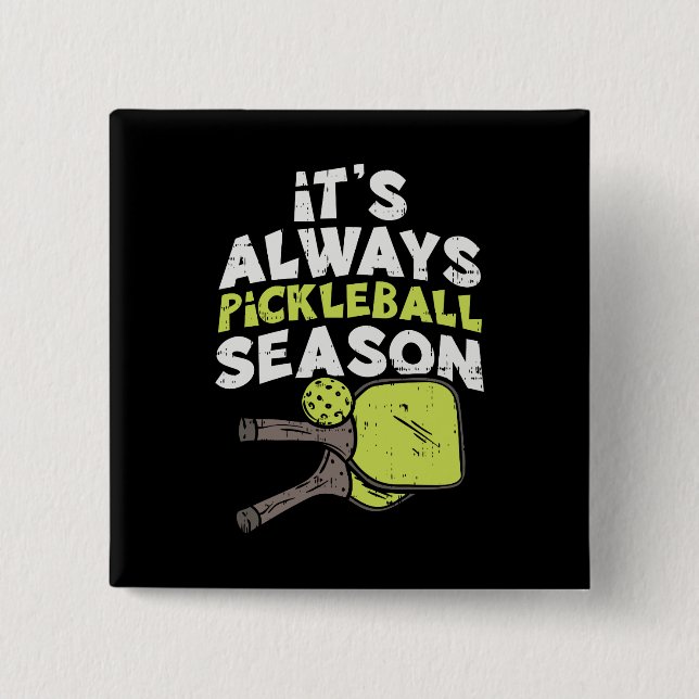 Funny Pickleball Knapp (Framsida)