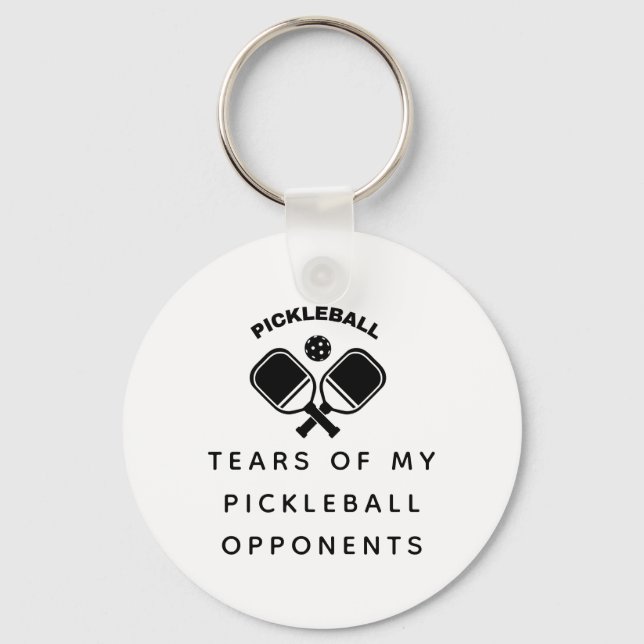 Funny Pickleball Nyckelring (Framsida)