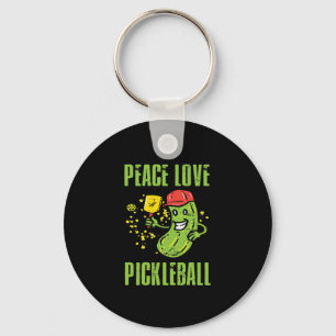Funny Pickleball Nyckelring