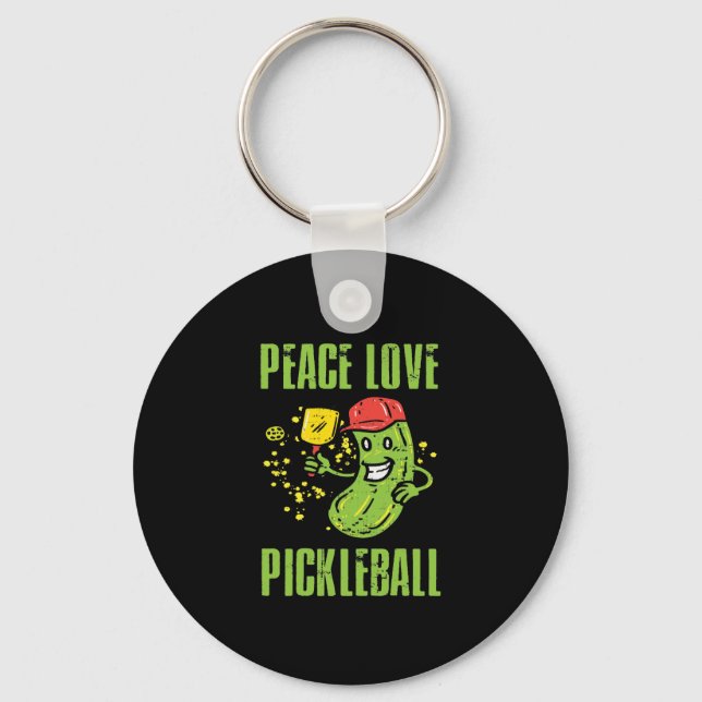 Funny Pickleball Nyckelring (Framsida)