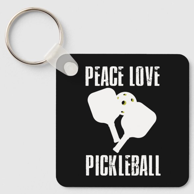 Funny Pickleball Nyckelring (Framsida)