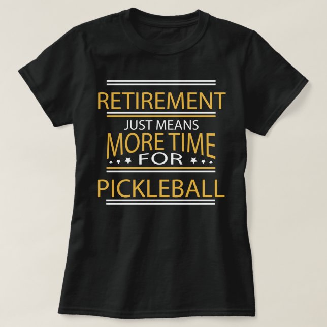 Funny Pickleball Ord T Shirt (Design framsida)