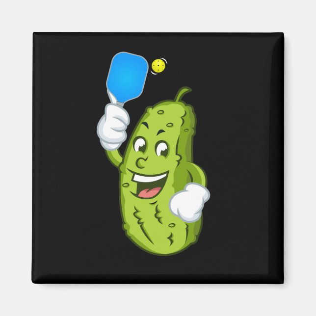 Funny Pickleball Pickel Humor Cucumber Magnet (Framsidan)